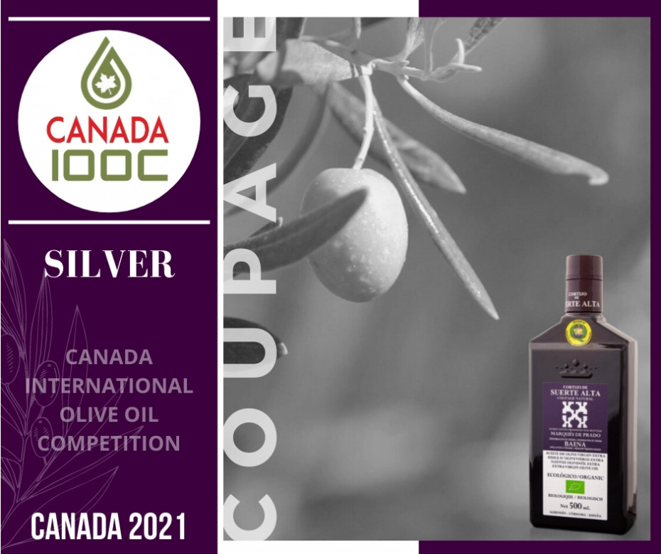 Coupage Natural galardonado en Canada International Olive Oil Competition 2021